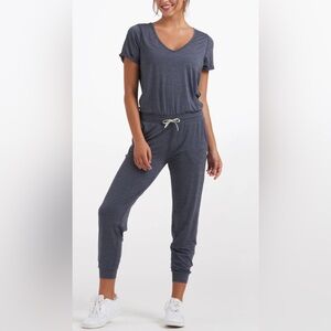 Vuori Women's Navy Jumpsuit